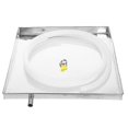 thumbnail image 4 of Drip Pan With Drain Hose Ac Unit Drip Tray For Outdoor Installation Silver 40.00X40.00X3.00CM Leak Proof 1 Set, 4 of 5