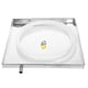 thumbnail image 4 of Drip Pan With Drain Hose Ac Unit Drip Tray For Outdoor Installation Silver 40.00X40.00X3.00CM Leak Proof 1 Set, 4 of 5