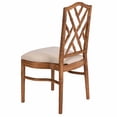 thumbnail image 5 of Chestnut Ritz Resin Chair with Beige Linen Seat by Chivari, 5 of 11