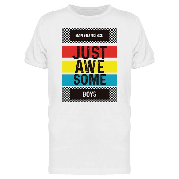 San Francisco Just Awesome Boys Tee Men's -Image by Shutterstock