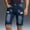 2 - Dark Blue, variant on Aobny Men's Shorts Ripped Board Cotton Bottoms Casual Baggy High Waisted Shorts for Men,Blue,L