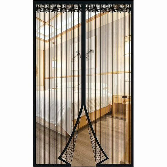 Magnetic Screen Door, 80x200cm Magnetic Balcony Door Without Drilling Fly Curtain, Transparent Insect Curtain, Mosquito Net Door, Living Room Patio D