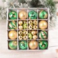 thumbnail image 1 of Price Drop Items 42-Pack Shatterproof Christmas Ball Ornaments Set Decorative Baubles For Holiday Wedding Party Decoration Festival Widgets Pendants With Reusable Hand-held Gift, 1 of 3