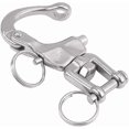 thumbnail image 3 of Swivel Swivel Snap Hook, Quick Links Quick Release Spring Hook For Sailboat Halyard Boats 316 Stainless Steel, 3 of 5