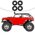 thumbnail image 3 of kusrkot Lot de 4 Pneus 1:24 pour Pièces de Rechange Axial SCX24 AXI90081 Crawler Buggy, 3 of 8