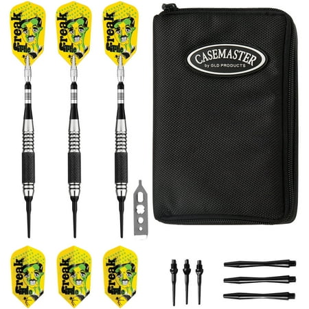 - The Freak Soft Tip Darts and Casemaster Select Black Dart Case Bundle by Viper