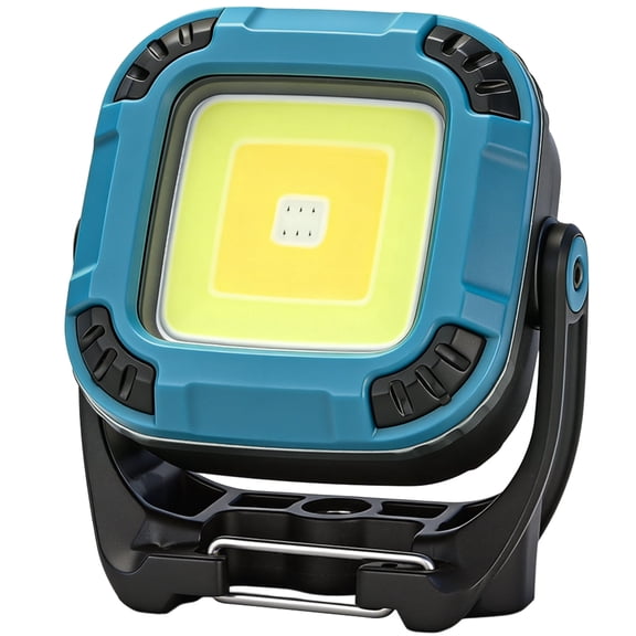 Magnetic Work Light Rechargeable, 1100LM LED Portable Light with Strong Magnet & Hook, IP65 Waterproof, 2.8oz for Car Repair, Job Site, Emergency (Blue)