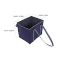 thumbnail image 2 of UPGRATOR Bolsa De Mano Reutilizable Y Plegable Con Asas Para Supermercado En Color Azul Oscuro, 2 of 6