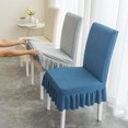 thumbnail image 5 of Funda elástica de Jacquard para silla de comedor, cubierta suave para asiento, antisuciedad, adecuada para Kit de habitación de mascotas, decoración del hogar, 5 of 5