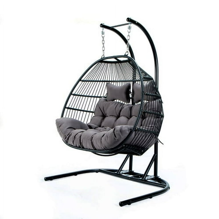 Double seater 2025 egg swing chair
