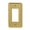 Bright Brass, variant on Amerelle 155R Devon Wallplate, 1 Rocker GFCI, Steel, Bright Brass, 1-Pack