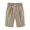 Khaki, variant on biudgviw Bermuda Shorts for Women Cotton Linen Wide Leg Knee Length Shorts Rolled Hem Drawstring High Waisted Shorts with Pockets