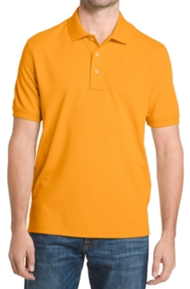 G.H. Bass G.H. Bass & Co. NEW Orange Mens Size Small S PiqueKnit Polo Shirt