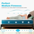 Sleepings 10" Cal King Hybrid Gel Foam Mattress, Bed in a Box