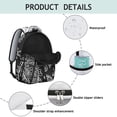 thumbnail image 4 of Paisley Boho Design School Backpack for Students Lightweight and Adjustable Strap Vintage Floral Pattern Backpack for School and Outdoor Activities, 4 of 6