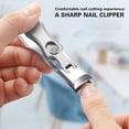 thumbnail image 3 of FcBaudy Stainless Steel Anti-splash Large Opening Nail Clippers Self-locking Portable Large Nail Clippers Specializing In Thick And Hard Toenails Nail clippers, 3 of 5