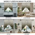 thumbnail image 3 of Yellow Geometric Swag Valances for Windows, Kitchen Window Curtains Over Sink, Modern Abstract Gradient Marble Window Treatment Curtains for Living Room/Bedroom Curtains 2 Panel Sets 36"x45", 3 of 8