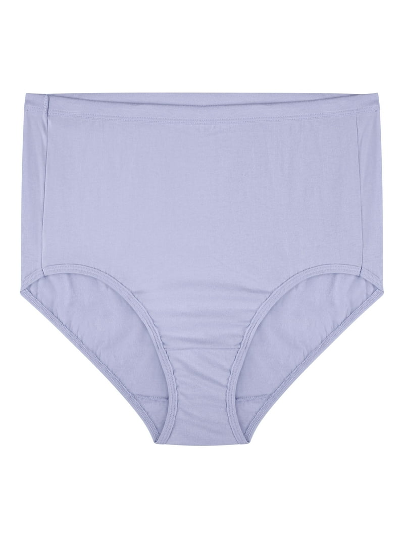 Slip Fruit Of The Loom Fit For Me Donna – Taglie Forti, Confezione Da 5, Cotone Morbido, Cintura Coperta - 3
