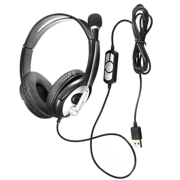 OVLENG USB Headset Computer Headset with Microphone Noise Cancelling