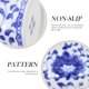 thumbnail image 4 of Jarrón de cerámica azul y blanco Jarrones para flores Porcelana Decoración del hogar Planta Cerámica Plantas de interior Artificial, 4 of 6