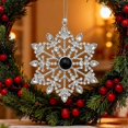 thumbnail image 3 of Custom Photo Snowflake Projection Pendant 2025, 3 of 5