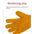 thumbnail image 4 of Welding Cowhide Work Gloves, Flame-retardant Gloves Heat-proof Metal Welding Protector, 4 of 6