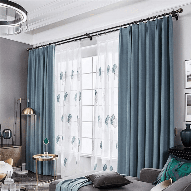 Geloo Curtain Rod Bracket, 6pcs Double Curtain Rod Holder, Double Rod Brackets Hooks For Living Room Bedroom Curtain Rods