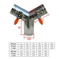 thumbnail image 3 of 3 way stainless steel air regulation damper for ventilation tube Air Duct Valve OD51mm-200mm Y type, 3 of 3