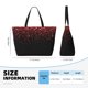 thumbnail image 4 of Fotbe Red Glitter1 Bolsa de Viaje para Playa - Resistente al Agua, Bolsa Tote de Gran Capacidad y Ligera con 7 Bolsillos para Mujeres y Hombres, 4 of 7