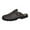 Dark Gray, variant on Xfvqtps Mens Slide Sandals Closed Toe Leather Thick Sole Summer Outdoor Casual Walking Shoes Black