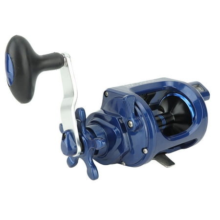 Yajisi Baitcasting Fishing Reel Round Baitcaster Reel Smooth Powerful Saltwater Inshore Surf Trolling Reel JBC7000L 8.66 inches / 22 cm
