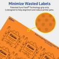 thumbnail image 5 of Avery Rectangle Labels, Bright Orange, 1-13/16" x 2-3/16", 960ct, 5 of 11