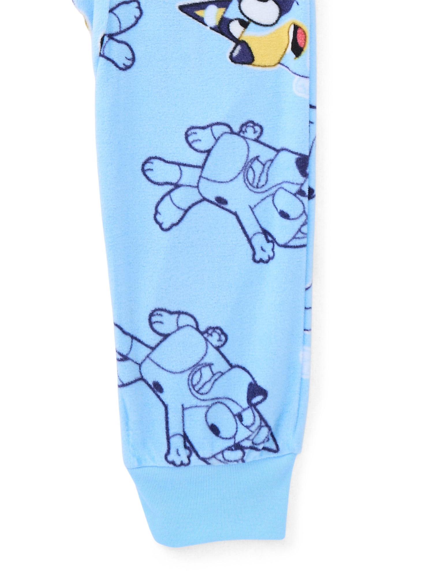 Bluey Kids Holiday Onesie Union Suit Pajamas, Sizes 4-12