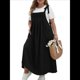 thumbnail image 3 of Vestido de Verano para Mujer, Talla Grande, Informal, Sin Mangas, con Tirantes Finos, para Playa Negro 4XL, 3 of 8