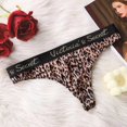thumbnail image 1 of Victoria secret Lencería para mujer Tanga Bragas De Seda De Hielo De Leopardo Para Las Mujeres Calzoncillos Sin Costuras Ropa Interior De Baja Altura Talla Grande Sexy Estampado De Animales Gao Jiahui unisex, 1 of 2