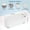 🔥 White_New#960, variant on Cleaner Ultrasonic 300ML, Glasses, Denture, Watch Strap, Makeup Brush, Razor Cleaning Device, Deep Cleaning 3 Modes, Stainless Steel, Portable Household Accessory