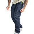 thumbnail image 3 of Men’s Loose Straight Sweatpants Casual Sports Trendy Everyday Bottoms, 3 of 6