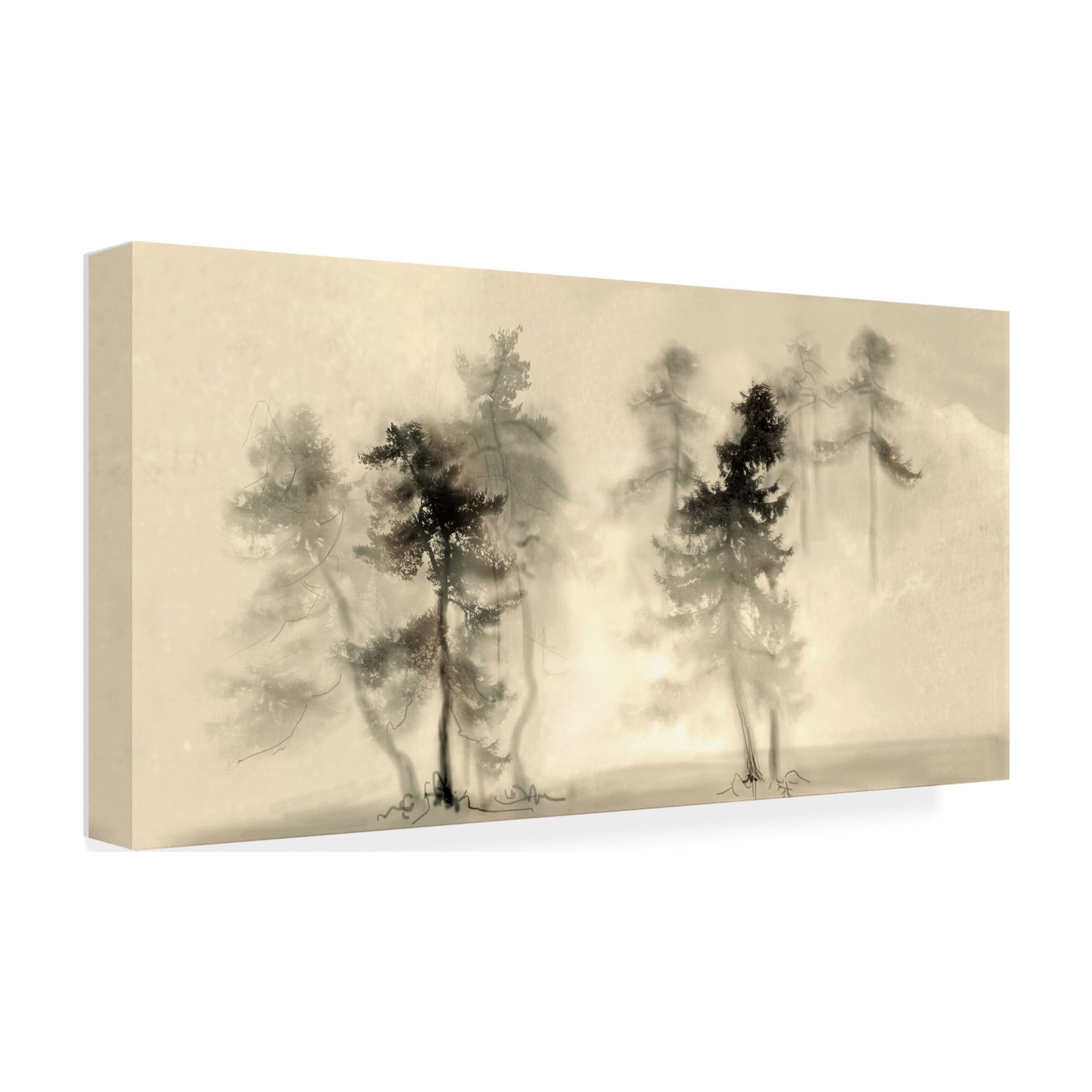 Canvas Wall Art - Nel Talen 'Tree' Wall Art for Living Room, Bedroom, or Office DÃ©cor by Trademark Fine Art - 32 x 16 Inches