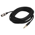thumbnail image 3 of GLFILL 35mm 1/4 Inch TRS To XLR Male Balanced Signal Interconnect Cable 1/4 Inch To XLR Audio Stereo Microphone Speaker Cable 10M, 3 of 9