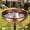 Golden Bronze, variant on 3" Deep 43" Tall Metal Bird Bath for Outdoors, 12" Dia Removable Bird Baths Water Bowl for Outside, Vintage Standing Birdbaths with Stable Stake for Garden Yard Lawn Decor 1.4 Gallon