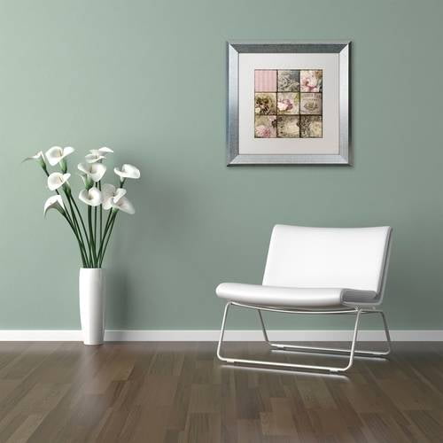 Trademark Fine Art "Viva La Paris I" Canvas Art by Color Bakery White Matte, Silver Frame