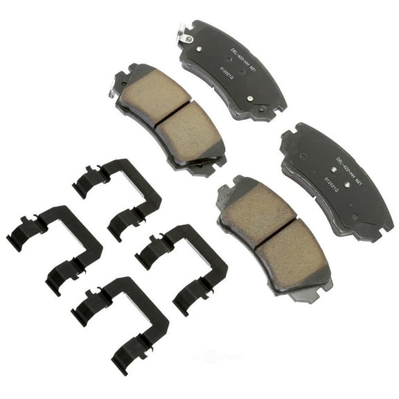 ACDelco Gold Performance Ceramic Brake Pad Set, w/ Hardware Fits select: 2017 GMC TERRAIN, 2010-2015 CHEVROLET CAMARO
