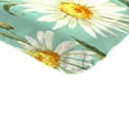 thumbnail image 2 of Jordan Manufacturing 37" x 19" Daphne Iceberg Aqua Floral Rectangular Outdoor Chair Cushion with Ties, 2 of 8