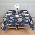 thumbnail image 3 of Fall Pumpkins Leaves Pattern Square Tablecloth,Waterproof Square Table Cover,Wipeable Spillproof Washable Table Cover for Home Kitchen Party Decor 60"x60"(152x152cm), 3 of 6