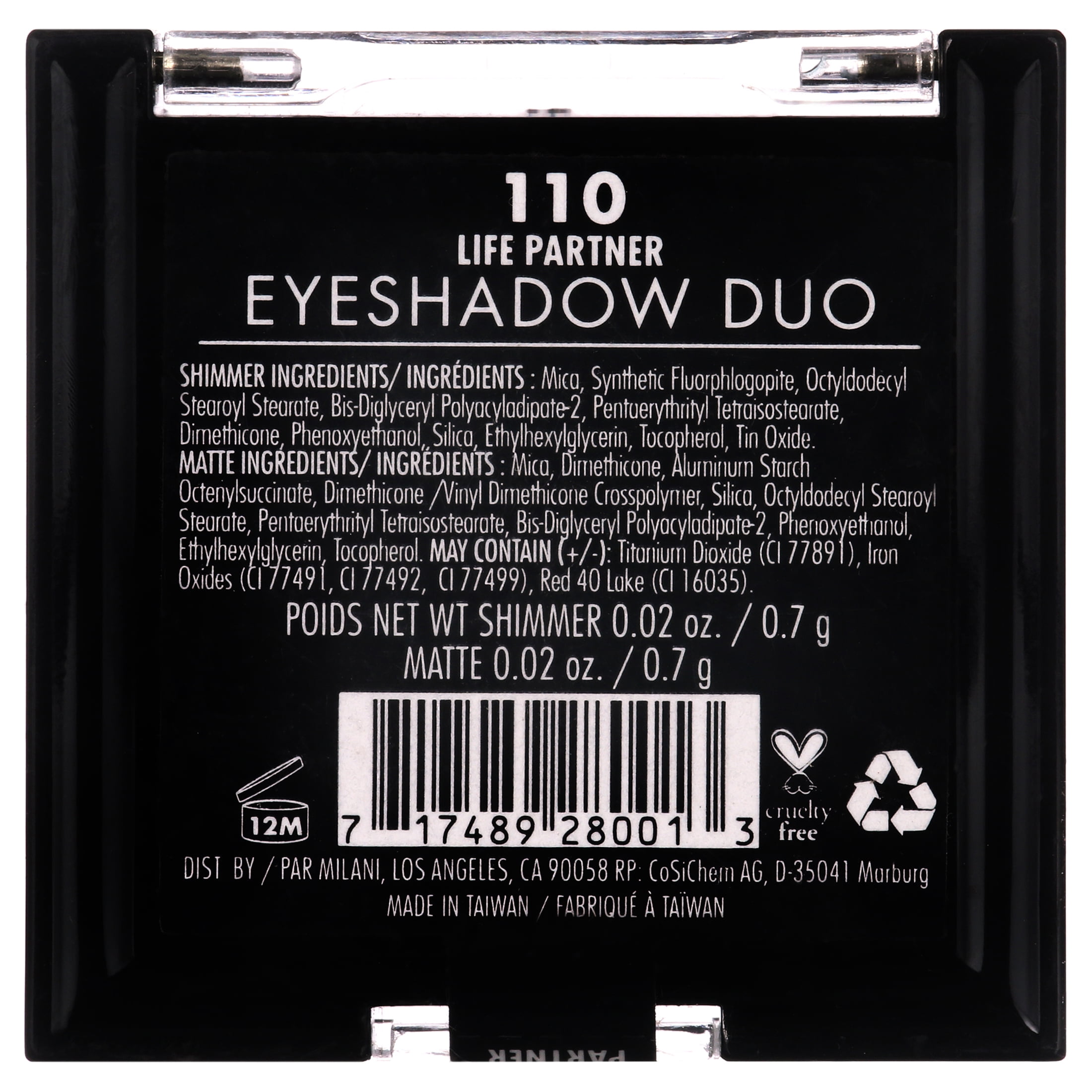 Milani Eye Shadow Duo (Life Partner)