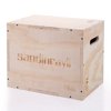 Jaxpety 3 in 1 Wood Plyometric Box for Jump Training 20"x 16"x 14"