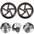 thumbnail image 1 of HONMEET 2Pcs Universal PU Replacement Wheels for Wheelchairs and Walkers with Quiet Smooth Rolling, 1 of 7