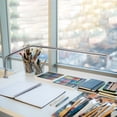 thumbnail image 4 of Daylight Lampe de Table Slimline 3-Brossé Chrome U35108, 4 of 4
