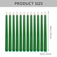 thumbnail image 2 of 12pcs Electric Candles Battery Operated Taper Candles Flameless LED Candles Lights, 2 of 3