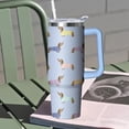 thumbnail image 6 of 30 oz Dachshund Tumbler with Handle and Straw, Dog Insulated Stainless Steel Cup with Lid, Travel Coffee Mug Water Bottle, Gifts for Woman Animal Lovers, 6 of 6